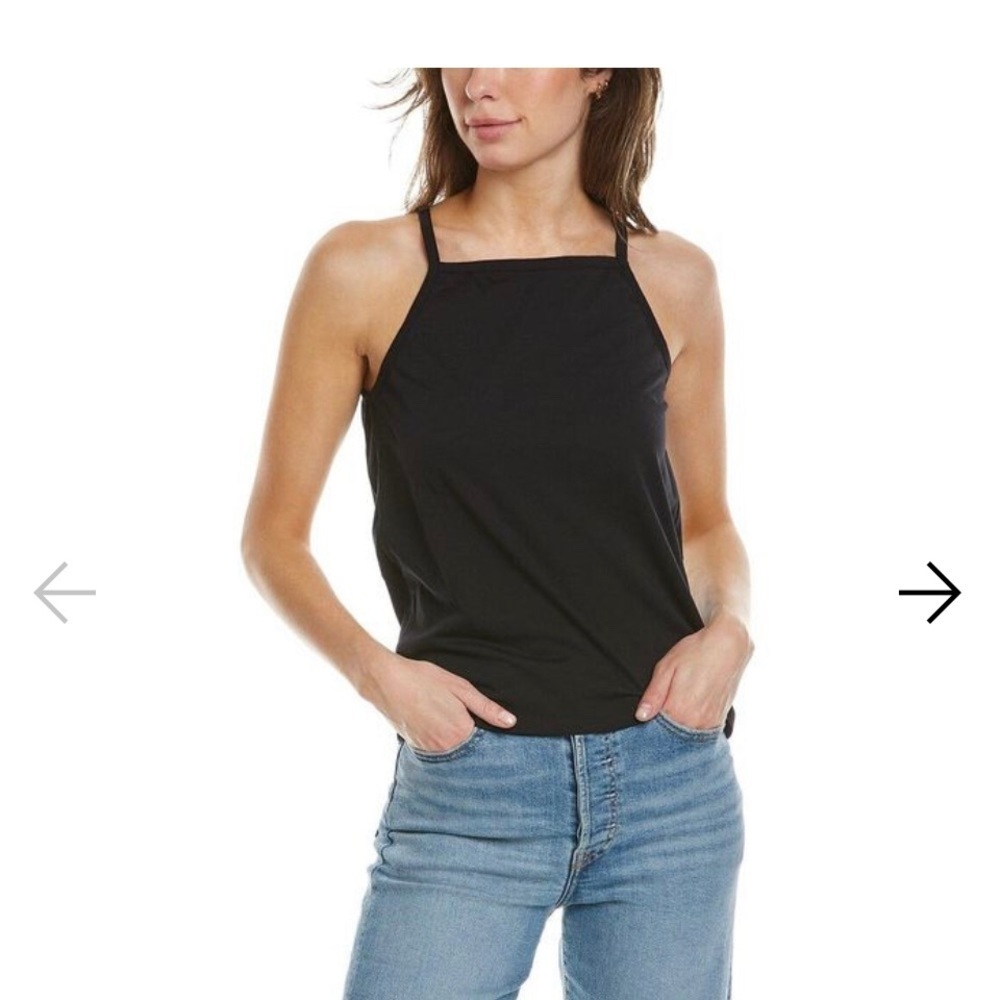 Chaser Black Linen Cami